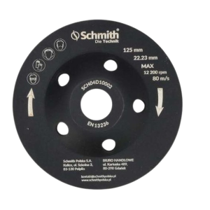 TARCZA DIAMENTOWA  125mm X22,23  Turbo SCHMITH   